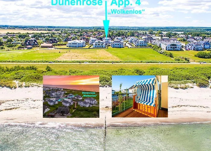 Dünenrose 4 Wolkenlos * Börgerende-Rethwisch