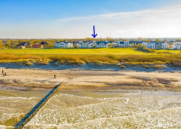 Dünenrose 4 Wolkenlos Daire Börgerende-Rethwisch