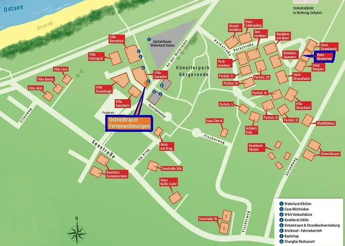 Dünenrose 4 Wolkenlos Börgerende-Rethwisch